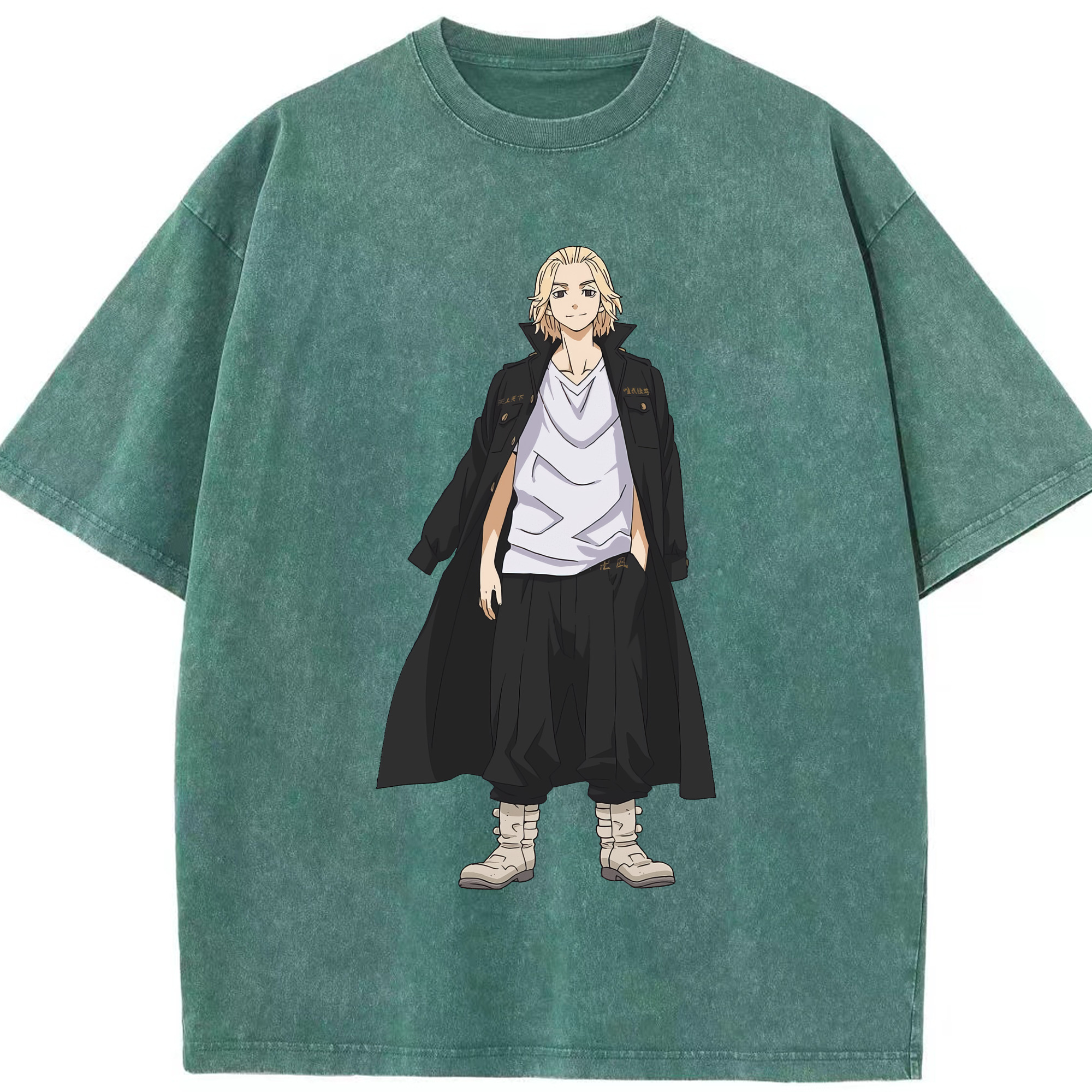 （画像用） 東京リベンジャーズ Tokyo Revengers 綿100% ヴィンテージ風 半袖Tシャツ（フロントプリント）